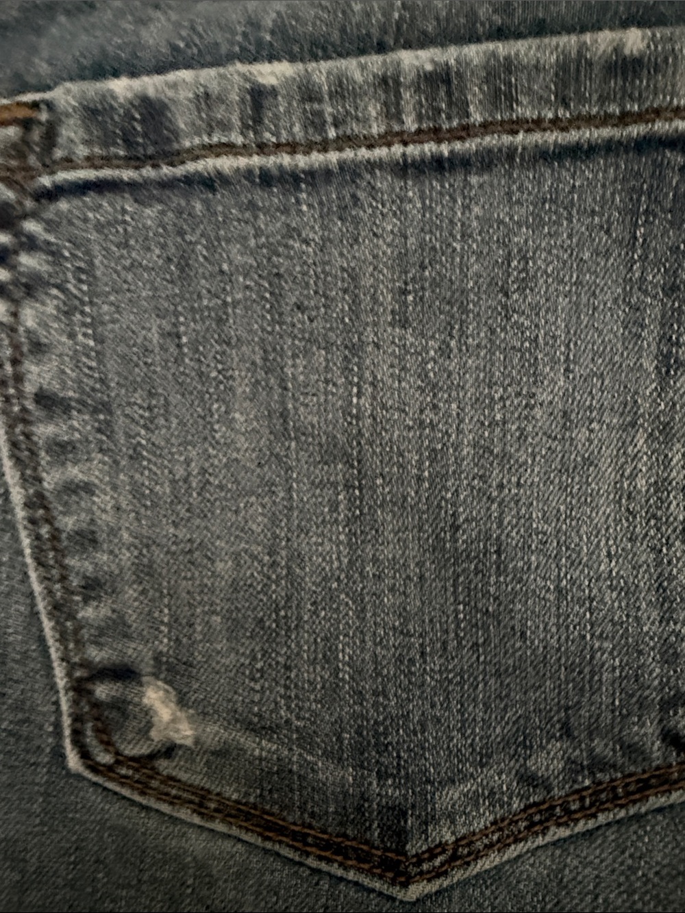 LOFT Modern Skinny Distressed Jeans in Medium Blue Wash - Picture 7 of 10